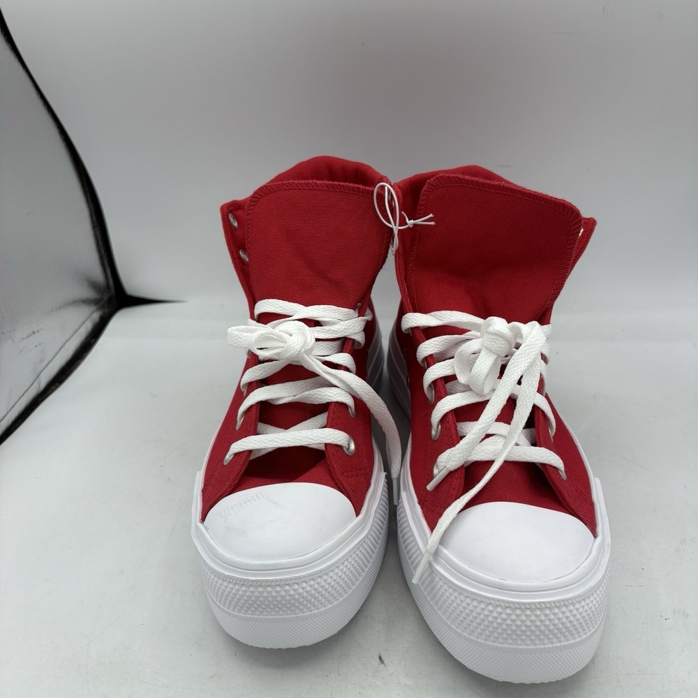 Converse Shoes Womens Size11 Chuck Taylor All Star Move Red Heart Sneakers - Picture 4 of 9